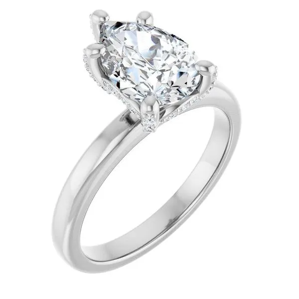 Accented Engagement Ring