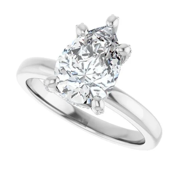 Accented Engagement Ring Image 5 Futer Bros Jewelers York, PA