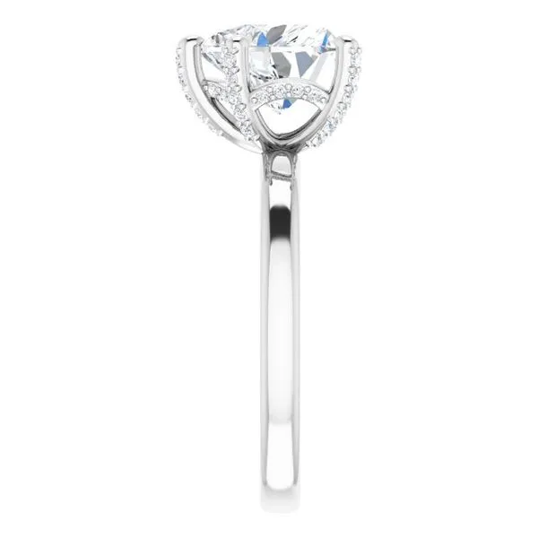 Accented Engagement Ring Image 4 House of Silva Wooster, OH