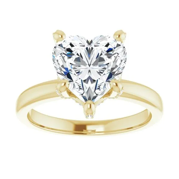 Accented Engagement Ring Image 3 Jimmy Smith Jewelers Decatur, AL