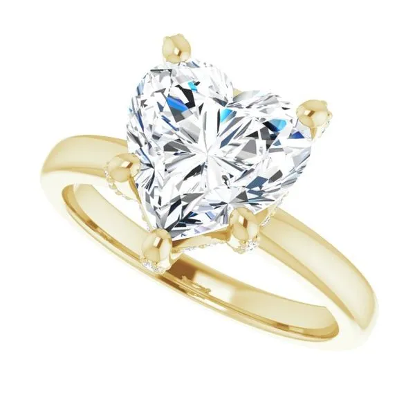 Accented Engagement Ring Image 5 Don's Jewelry & Design Washington, IA