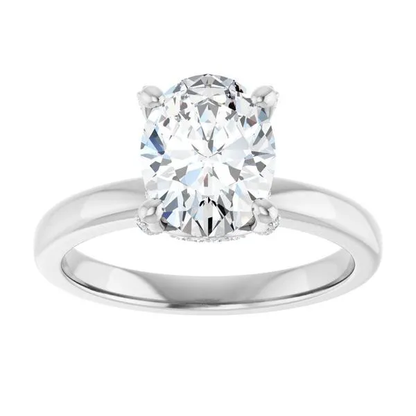 Accented Engagement Ring Image 3 Futer Bros Jewelers York, PA
