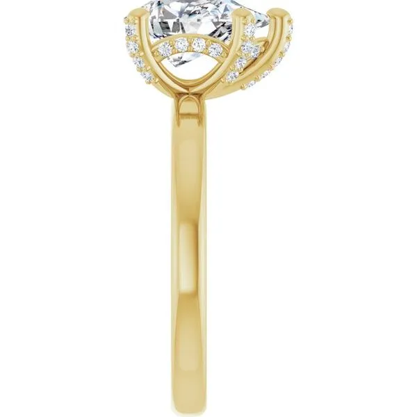 Accented Engagement Ring Image 4 J. Thomas Jewelers Rochester Hills, MI