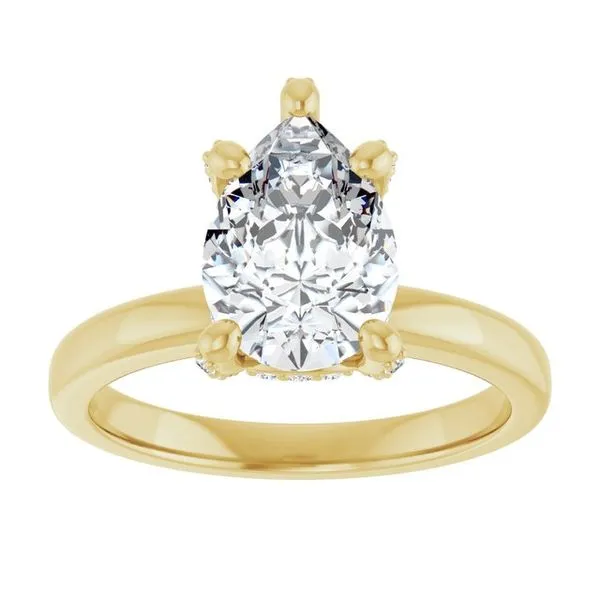 Accented Engagement Ring Image 3 Stuart Benjamin & Co. Jewelry Designs San Diego, CA