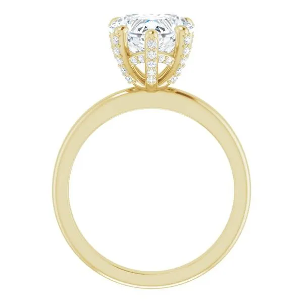 Accented Engagement Ring Image 2 JF Jones Jewelers Rochester, NY