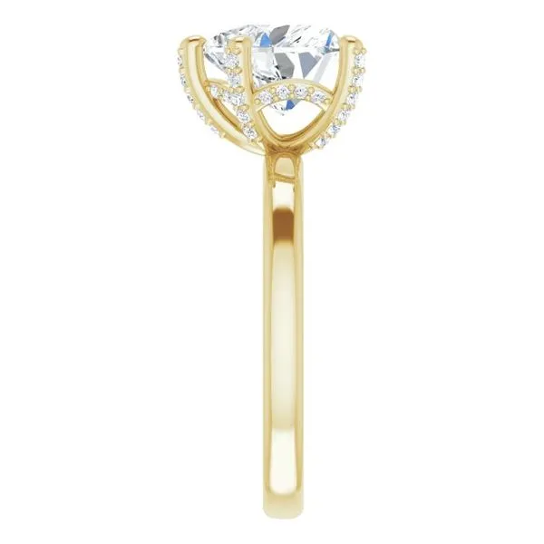 Accented Engagement Ring Image 4 Arezzo Jewelers Elmwood Park, IL