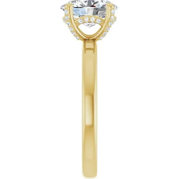 Accented Engagement Ring Image 4 Futer Bros Jewelers York, PA