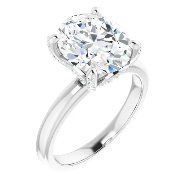 Accented Engagement Ring Futer Bros Jewelers York, PA