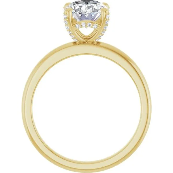 Accented Engagement Ring Image 2 J. Thomas Jewelers Rochester Hills, MI