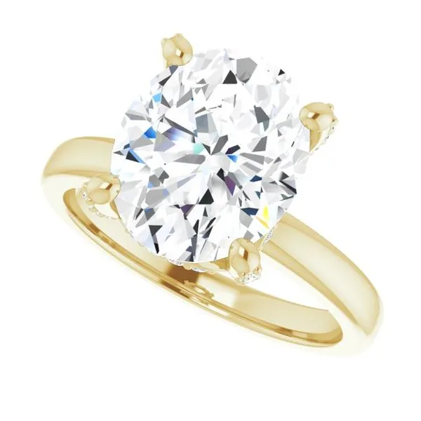 Accented Engagement Ring Image 5 J. Thomas Jewelers Rochester Hills, MI