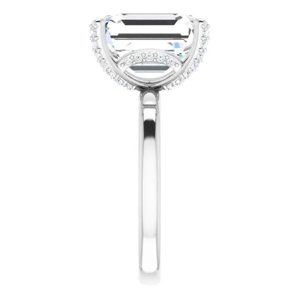 Accented Engagement Ring Image 4 Morin Jewelers Southbridge, MA