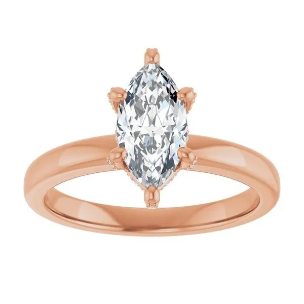 Accented Engagement Ring Image 3 Futer Bros Jewelers York, PA