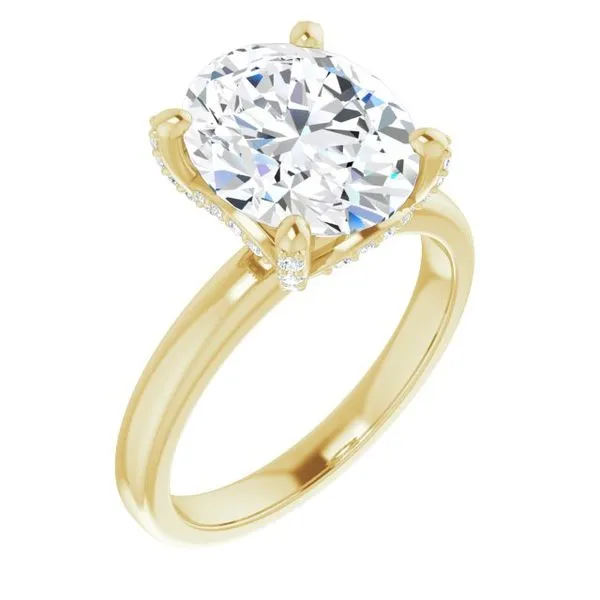 Accented Engagement Ring Austin's Fine Diamonds & Jewelry Lyndhurst, NJ
