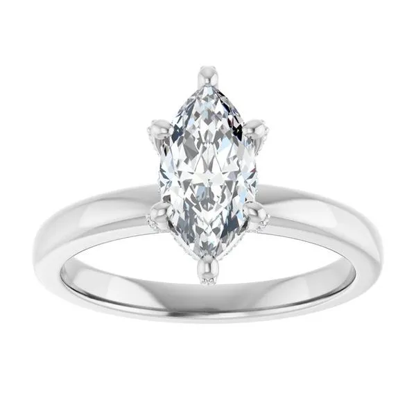 Accented Engagement Ring Image 3 Vulcan's Forge LLC KANSAS CITY, MO