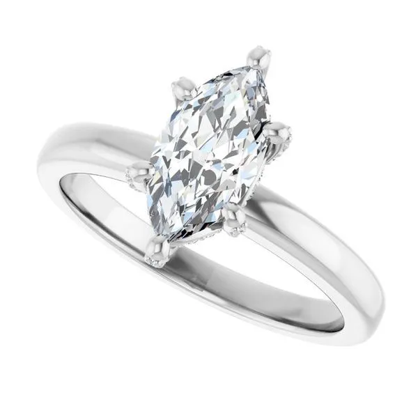 Accented Engagement Ring Image 5 Don's Jewelry & Design Washington, IA