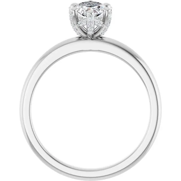 Accented Engagement Ring Image 2 J. Thomas Jewelers Rochester Hills, MI