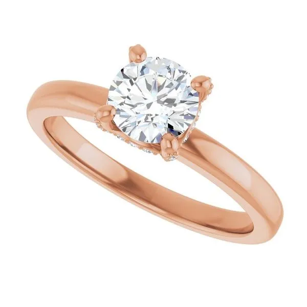 Accented Engagement Ring Image 5 Vulcan's Forge LLC KANSAS CITY, MO