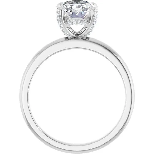 Accented Engagement Ring Image 2 Don's Jewelry & Design Washington, IA