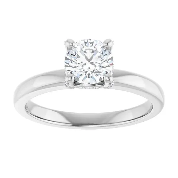 Accented Engagement Ring Image 3 Banks Jewelers Burnsville, NC