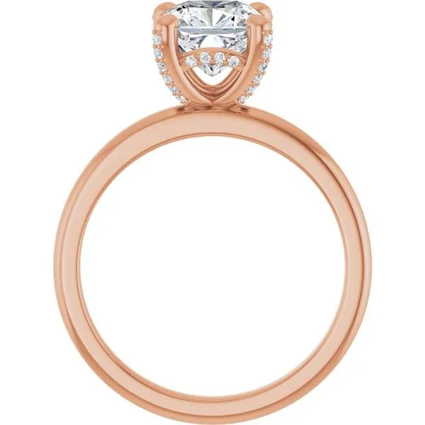 Accented Engagement Ring Image 2 J. West Jewelers Round Rock, TX