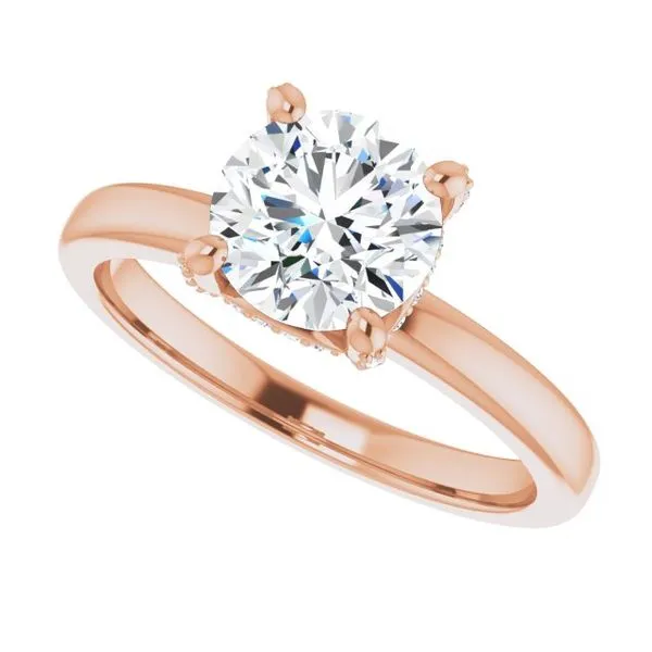 Accented Engagement Ring Image 5 Morin Jewelers Southbridge, MA