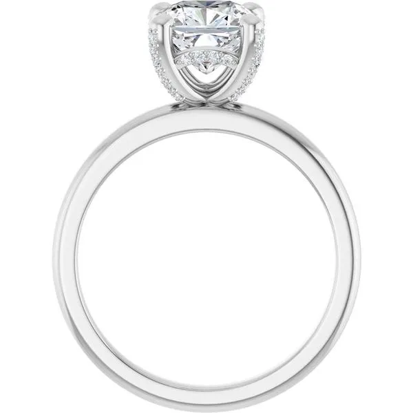 Accented Engagement Ring Image 2 JF Jones Jewelers Rochester, NY