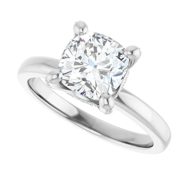 Accented Engagement Ring Image 5 Futer Bros Jewelers York, PA