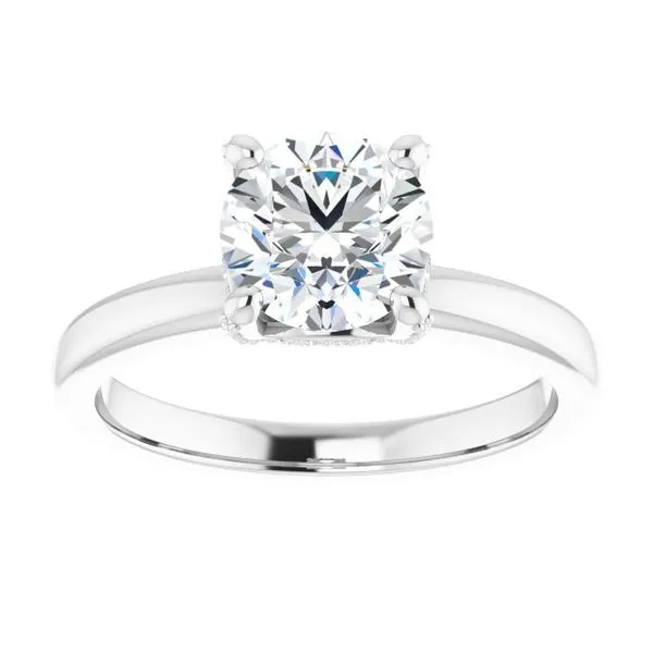 Accented Engagement Ring Image 3 Michael Szwed Jewelers Longmeadow, MA