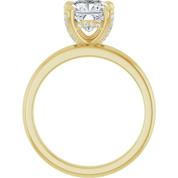 Accented Engagement Ring Image 2 J. Thomas Jewelers Rochester Hills, MI