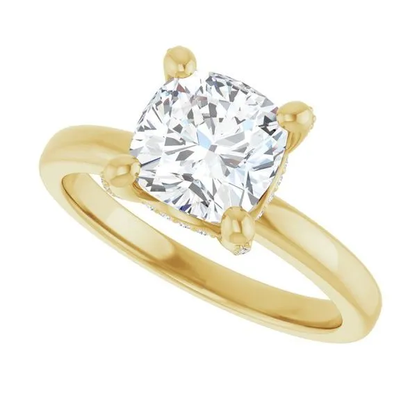 Accented Engagement Ring Image 5 Futer Bros Jewelers York, PA