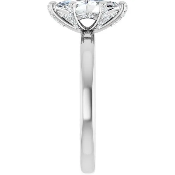 Accented Engagement Ring Image 4 J. Thomas Jewelers Rochester Hills, MI