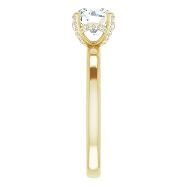 Accented Engagement Ring Image 4 Don's Jewelry & Design Washington, IA