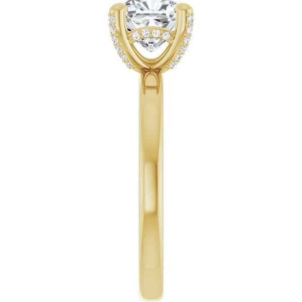 Accented Engagement Ring Image 4 Jimmy Smith Jewelers Decatur, AL