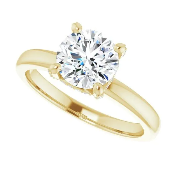 Accented Engagement Ring Image 5 JF Jones Jewelers Rochester, NY