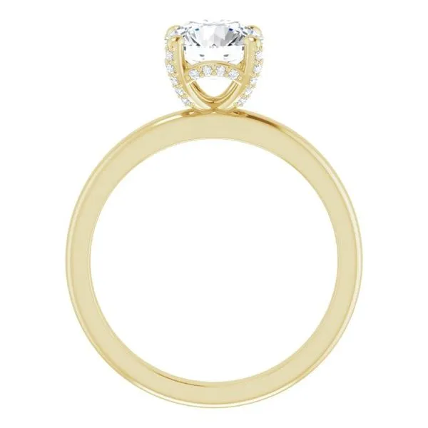 Accented Engagement Ring Image 2 Vulcan's Forge LLC KANSAS CITY, MO