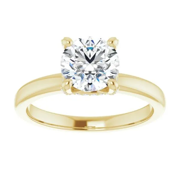 Accented Engagement Ring Image 3 J. Thomas Jewelers Rochester Hills, MI