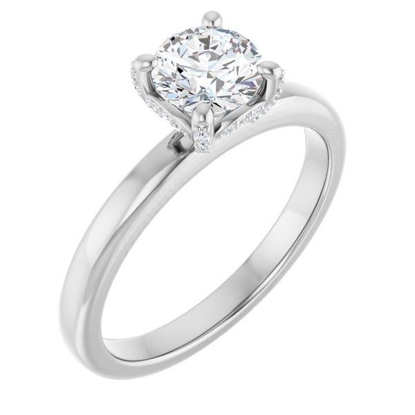 Accented Engagement Ring