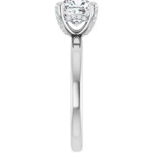 Accented Engagement Ring Image 4 Futer Bros Jewelers York, PA