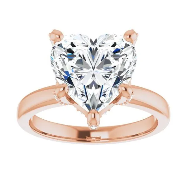 Accented Engagement Ring Image 3 Futer Bros Jewelers York, PA