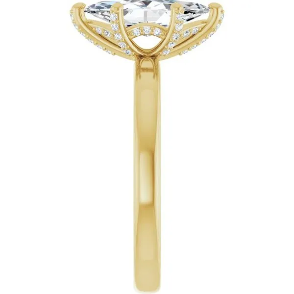 Accented Engagement Ring Image 4 Natale Jewelers Sewell, NJ