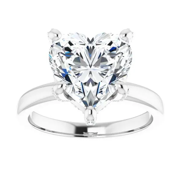Accented Engagement Ring Image 3 Shipley's Fine Jewelry Hampstead, MD