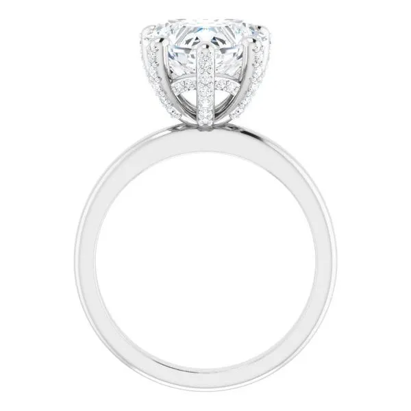 Accented Engagement Ring Image 2 Ocean View Jewelers Millville, DE