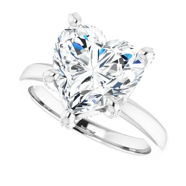 Accented Engagement Ring Image 5 Shipley's Fine Jewelry Hampstead, MD