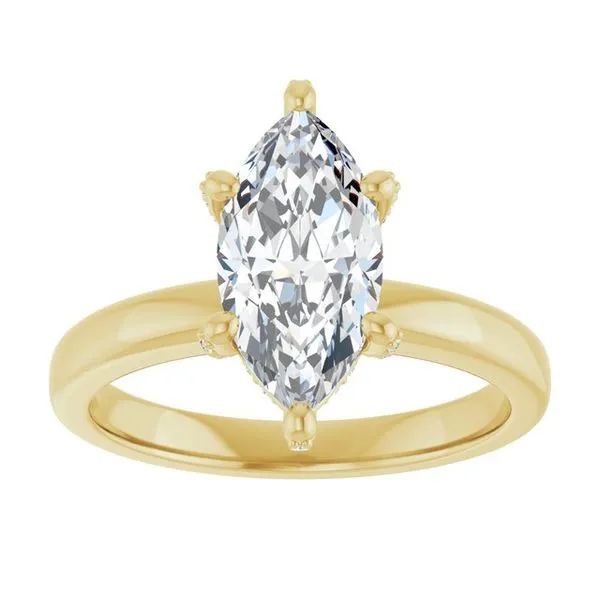 Accented Engagement Ring Image 3 Futer Bros Jewelers York, PA