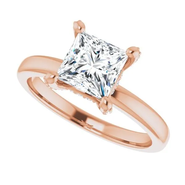 Accented Engagement Ring Image 5 Don's Jewelry & Design Washington, IA