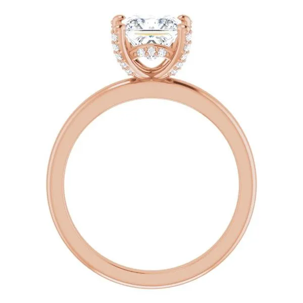 Accented Engagement Ring Image 2 The Jewelry Source El Segundo, CA