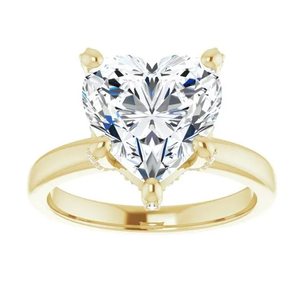 Accented Engagement Ring Image 3 Morin Jewelers Southbridge, MA