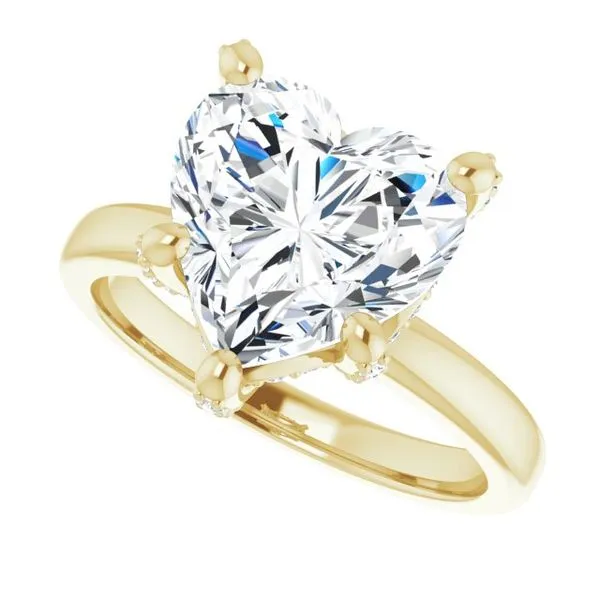 Accented Engagement Ring Image 5 Arezzo Jewelers Elmwood Park, IL