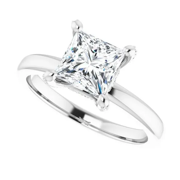 Accented Engagement Ring Image 5 Don's Jewelry & Design Washington, IA