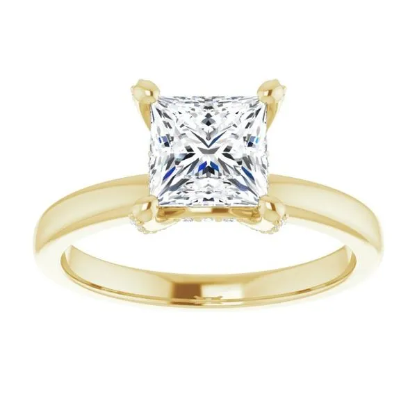 Accented Engagement Ring Image 3 JF Jones Jewelers Rochester, NY